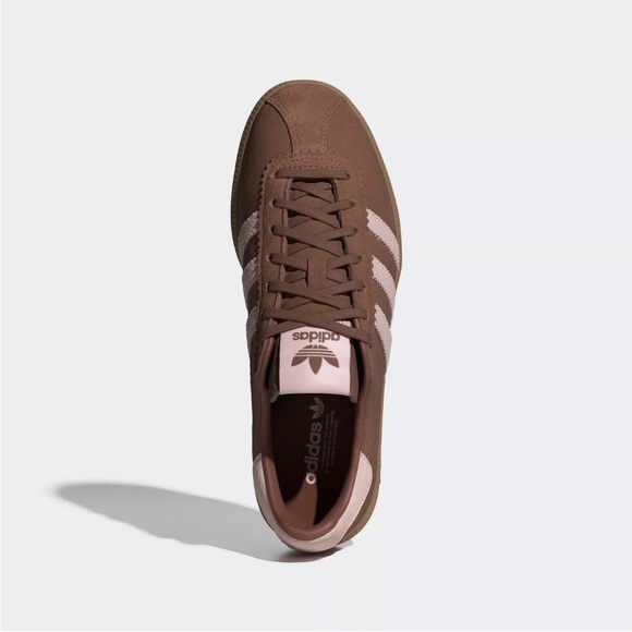 Adidas BRMD Brown Sneakers with Sandy Pink Stripes - Picture 2 of 12